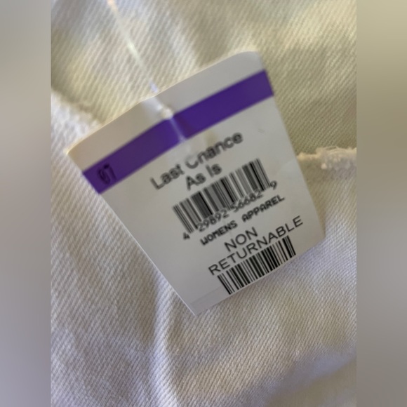 Frame Mid-Rise Distressed Boyfriend White Jeans Size 27 (4) NWT - Picture 8 of 12